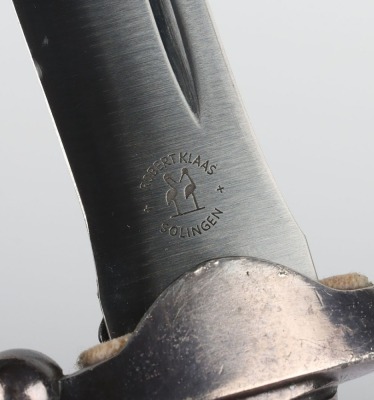 Third Reich RAD (Labour Service) Leaders Dagger with Hanging Straps by Robert Klaas, Solingen, - 11