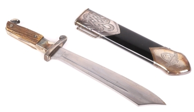 Third Reich RAD Leaders Dress Dagger with Original Hanger - 4