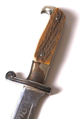Third Reich RAD Leaders Dress Dagger with Original Hanger - 5