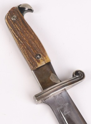 Third Reich RAD Leaders Dress Dagger with Original Hanger - 6