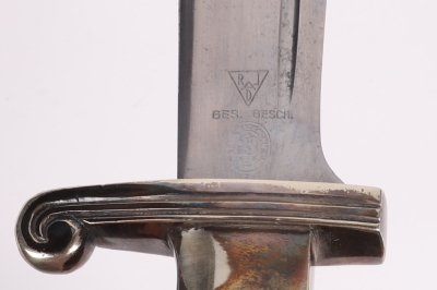 Third Reich RAD Leaders Dress Dagger with Original Hanger - 7