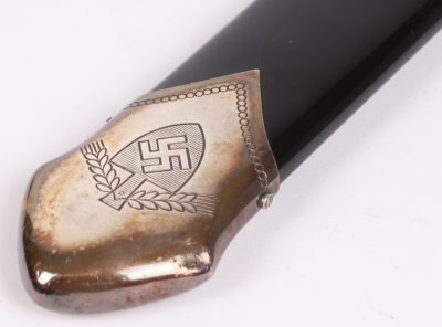 Third Reich RAD Leaders Dress Dagger with Original Hanger - 9