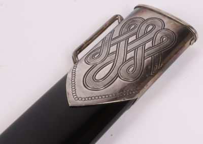 Third Reich RAD Leaders Dress Dagger with Original Hanger - 10