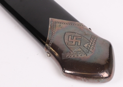 Third Reich RAD Leaders Dress Dagger with Original Hanger - 11