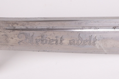 Third Reich RAD Leaders Dress Dagger with Original Hanger - 15