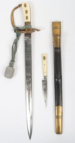 Pre-Third Reich Period Hunting Cutlas by WKC,