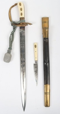 Pre-Third Reich Period Hunting Cutlas by WKC,