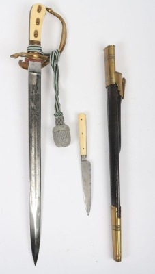 Pre-Third Reich Period Hunting Cutlas by WKC, - 2