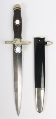 Third Reich RLB (Reichslutschutzbund) 2nd Model Mans Dress Dagger by E & F Horster, Solingen,