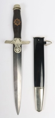Third Reich RLB (Reichslutschutzbund) 2nd Model Mans Dress Dagger by E & F Horster, Solingen, - 2