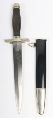 Third Reich RLB (Reichslutschutzbund) 2nd Model Mans Dress Dagger by E & F Horster, Solingen, - 5
