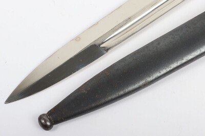 WW2 German Pioneer Parade Bayonet with Frog and Knot by WKC, Solingen, - 4