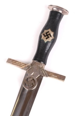 Third Reich RLB (Reichsluftschutzbund) 2nd Pattern Leaders Dress Dagger by Alexander Coppel, Solingen - 5