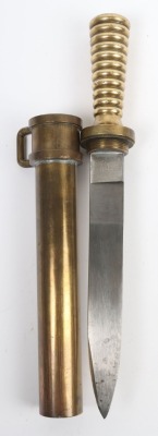 WW2 German Kriegsmarine Divers Knife by WKC, Solingen, - 3