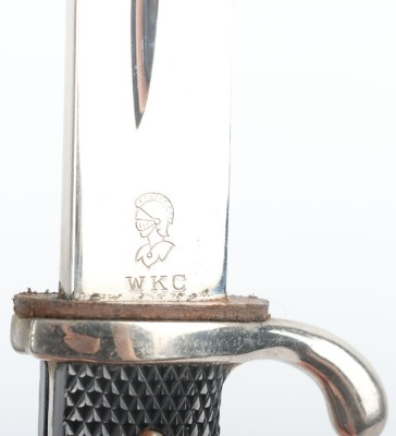 WW2 German Armed Forces Parade Bayonet by WKC, Solingen - 4
