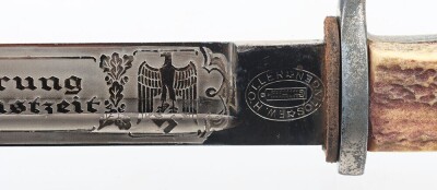 WW2 German In Memory of my Service Engraved Parade Bayonet - 7
