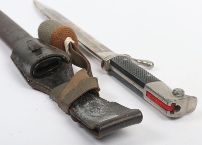 WW2 German Panzer Regiment Engraved Parade Bayonet by Alcoso, Solingen, - 5