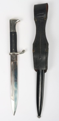 WW2 German Armed Forces Engraved Parade Bayonet by Carl Eickhorn, Solingen - 3