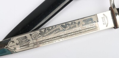 WW2 German Armed Forces Engraved Parade Bayonet by Carl Eickhorn, Solingen - 4