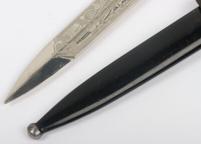 WW2 German Armed Forces Engraved Parade Bayonet by Carl Eickhorn, Solingen - 5