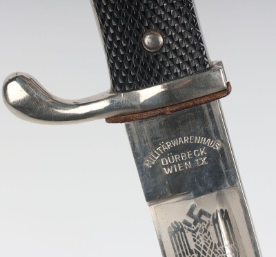 WW2 German Armed Forces Engraved Parade Bayonet by Carl Eickhorn, Solingen - 8