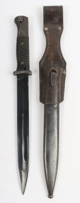 WW2 German K98 Combat Bayonet with Matching Numbers,