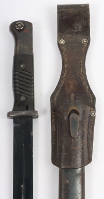 WW2 German K98 Combat Bayonet with Matching Numbers, - 2