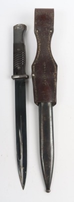 WW2 German K98 Combat Bayonet with Matching Numbers, - 3
