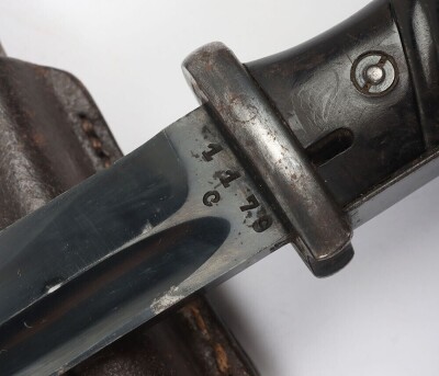 WW2 German K98 Combat Bayonet with Matching Numbers, - 6