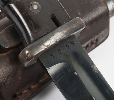 WW2 German K98 Combat Bayonet with Matching Numbers, - 7