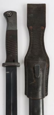 WW2 German Armed Forces Matching Numbers K98 Combat Bayonet, - 2