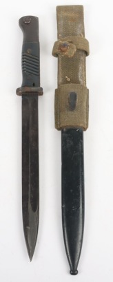 WW2 German Armed Forces K98 Combat Bayonet with Afrika Korps (D.A.K) Tropical Frog