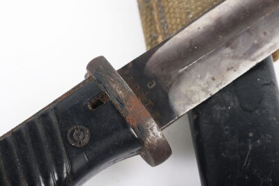 WW2 German Armed Forces K98 Combat Bayonet with Afrika Korps (D.A.K) Tropical Frog - 4