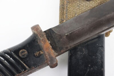 WW2 German Armed Forces K98 Combat Bayonet with Afrika Korps (D.A.K) Tropical Frog - 5