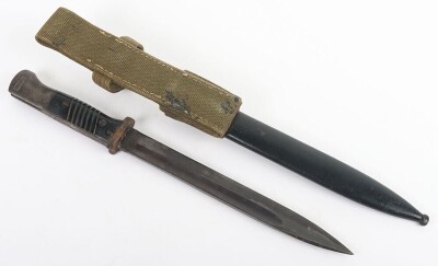 WW2 German Armed Forces K98 Combat Bayonet with Afrika Korps (D.A.K) Tropical Frog - 10