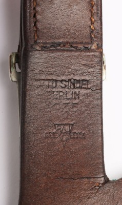 Third Reich RAD Labour Service Dagger Hanger - 3