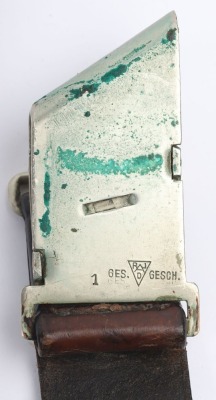 Third Reich RAD Labour Service Dagger Hanger - 4