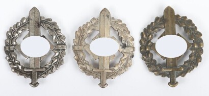 Third Reich SA Silver and Bronze Sports Badges