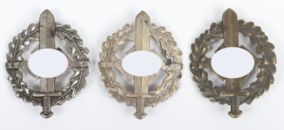 Third Reich SA Silver and Bronze Sports Badges