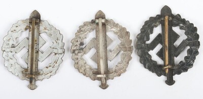 Third Reich SA Silver and Bronze Sports Badges - 3