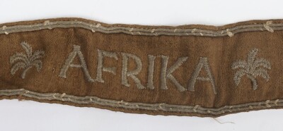 WW2 German AFRIKA Cuff Title - 3