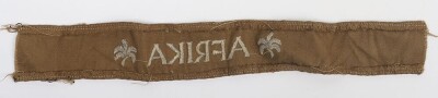 WW2 German AFRIKA Cuff Title - 4