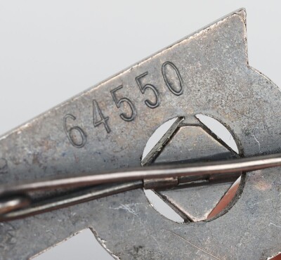 Third Reich Deutsches Jungvolk (DJ) Proficiency Badge Silver Grade by F. Hoffst&auml;tter - 4