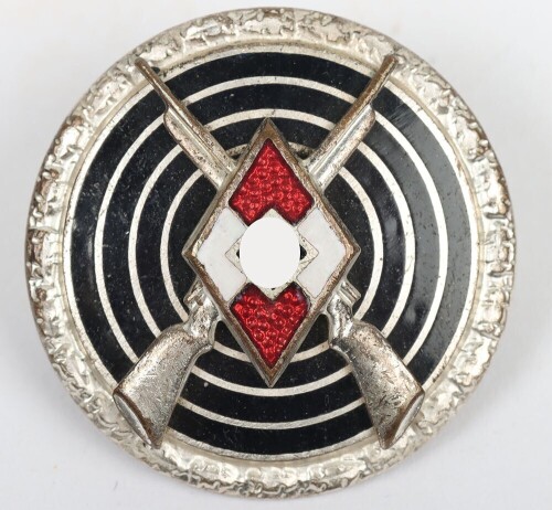 Third Reich Silver Grade Hitler Youth (Hitlerjugend) Shooting Award by Steinhauer & L&uuml;ck, L&uuml;denscheid