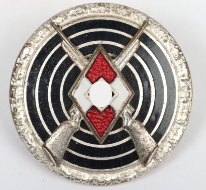 Third Reich Silver Grade Hitler Youth (Hitlerjugend) Shooting Award by Steinhauer & L&uuml;ck, L&uuml;denscheid