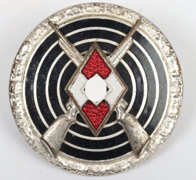Third Reich Silver Grade Hitler Youth (Hitlerjugend) Shooting Award by Steinhauer & L&uuml;ck, L&uuml;denscheid
