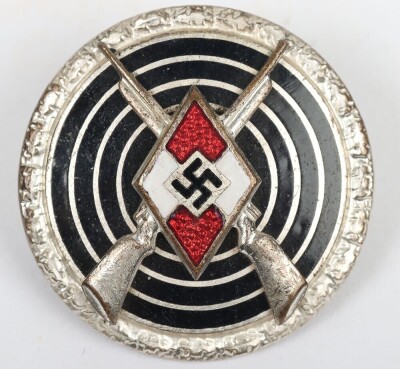 Third Reich Silver Grade Hitler Youth (Hitlerjugend) Shooting Award by Steinhauer & L&uuml;ck, L&uuml;denscheid - 2