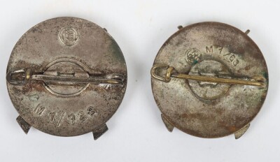 Two Third Reich Hitler Youth (Hitlerjugend) & Deutsches Jungvolk Shooting Badges - 3