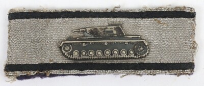 WW2 German Tank Destruction Badge and Award Document Group to Leutnant Willy Hild, Member of Panzer-Artillerie-Regiment 92 - 3