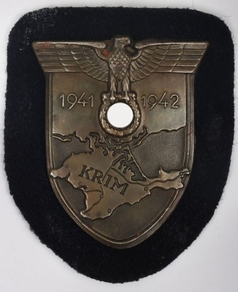 WW2 German Army (Panzer) / Waffen-SS Krim Campaign Shield